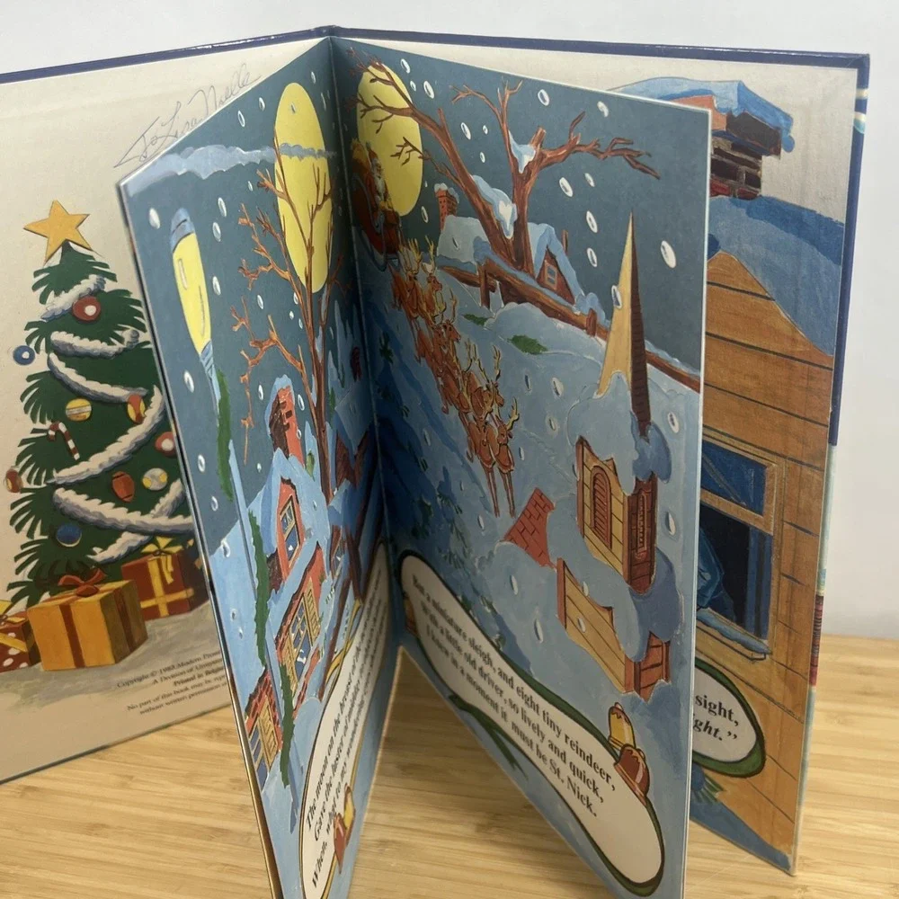 The Night Before Christmas -1983 - Illustrated Hardcover, Belgium First Printing